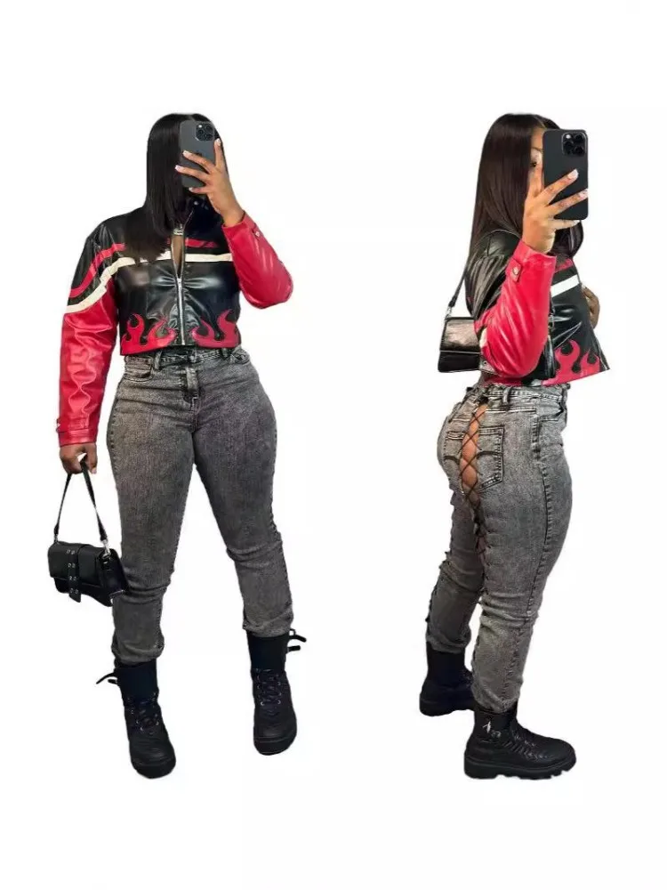 

Biker Jackets Womens Jacket With Protection Winter Down Quilted Insulated Stormsuit Water-Resistant Oversized Mountaineering Ins