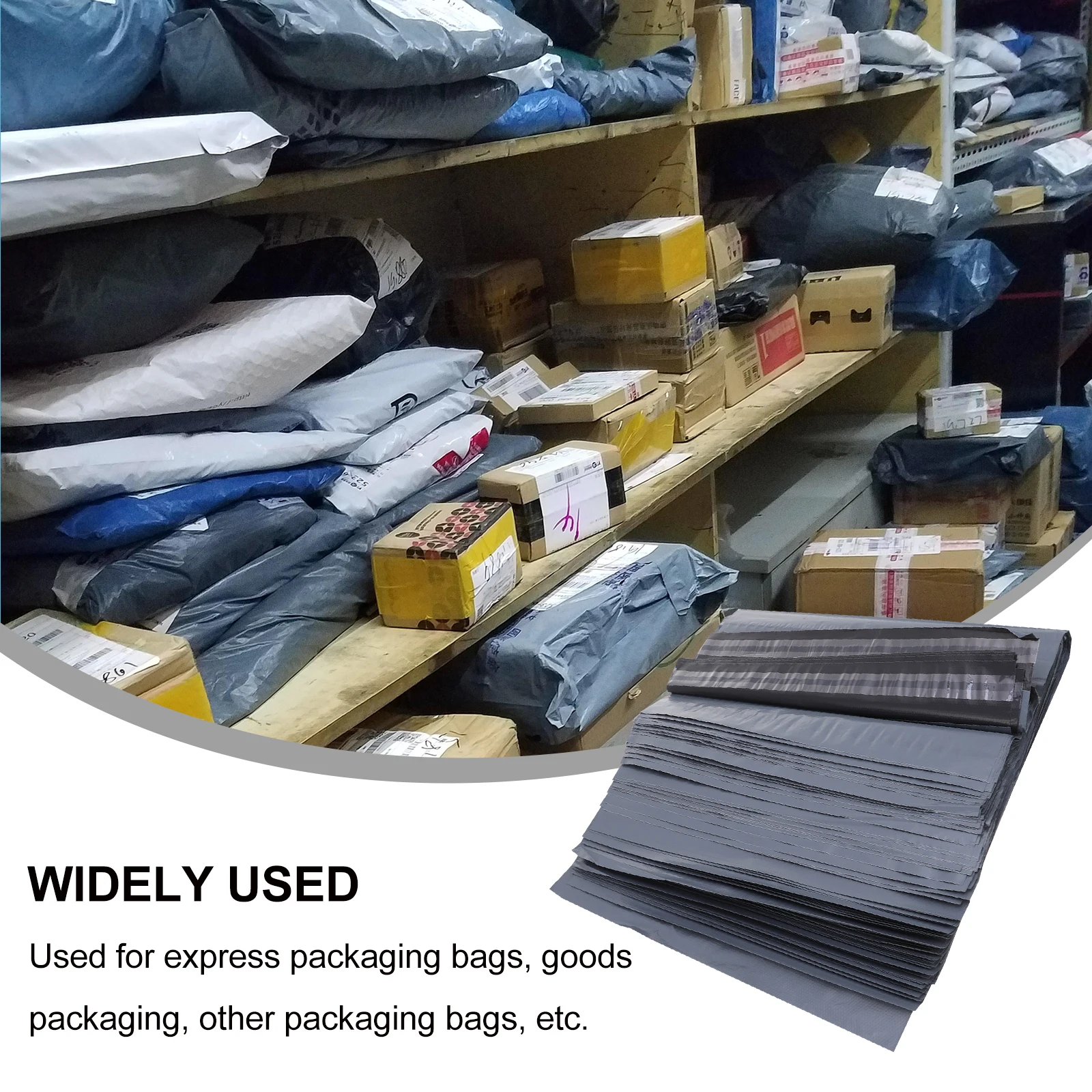 

100pcs Eco Friendly Waterproof Reusable Mailing Bags Ideal Shipping Package Envelopes Strong Load Bearing Postal