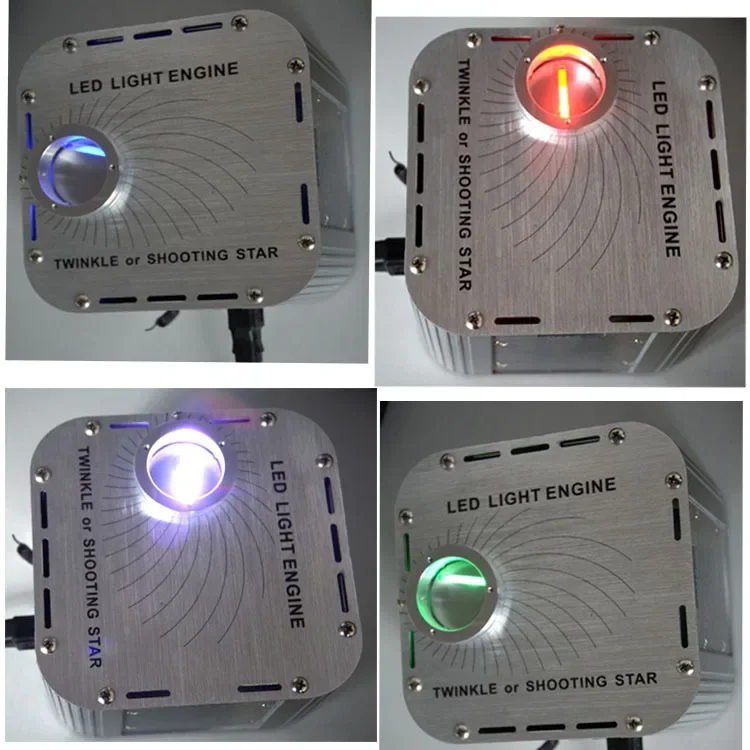Flickering light source machine PMMA starry sky top gypsy star lighting project can be remotely changed color
