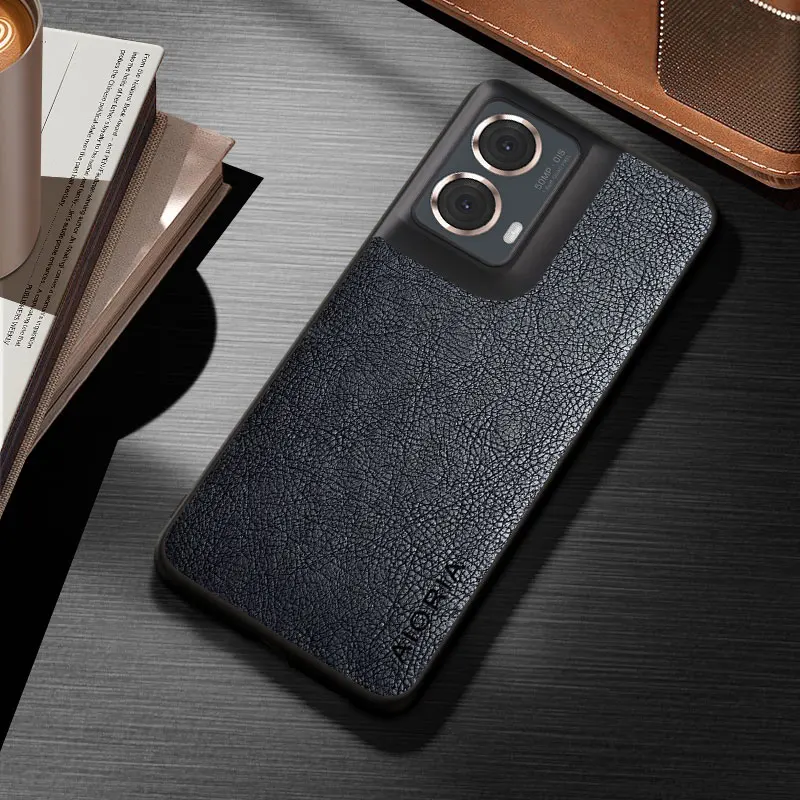 Classic Case for Motorola Moto G85 G55 G45 G35 phone case funda business style durable pu leather cover coque