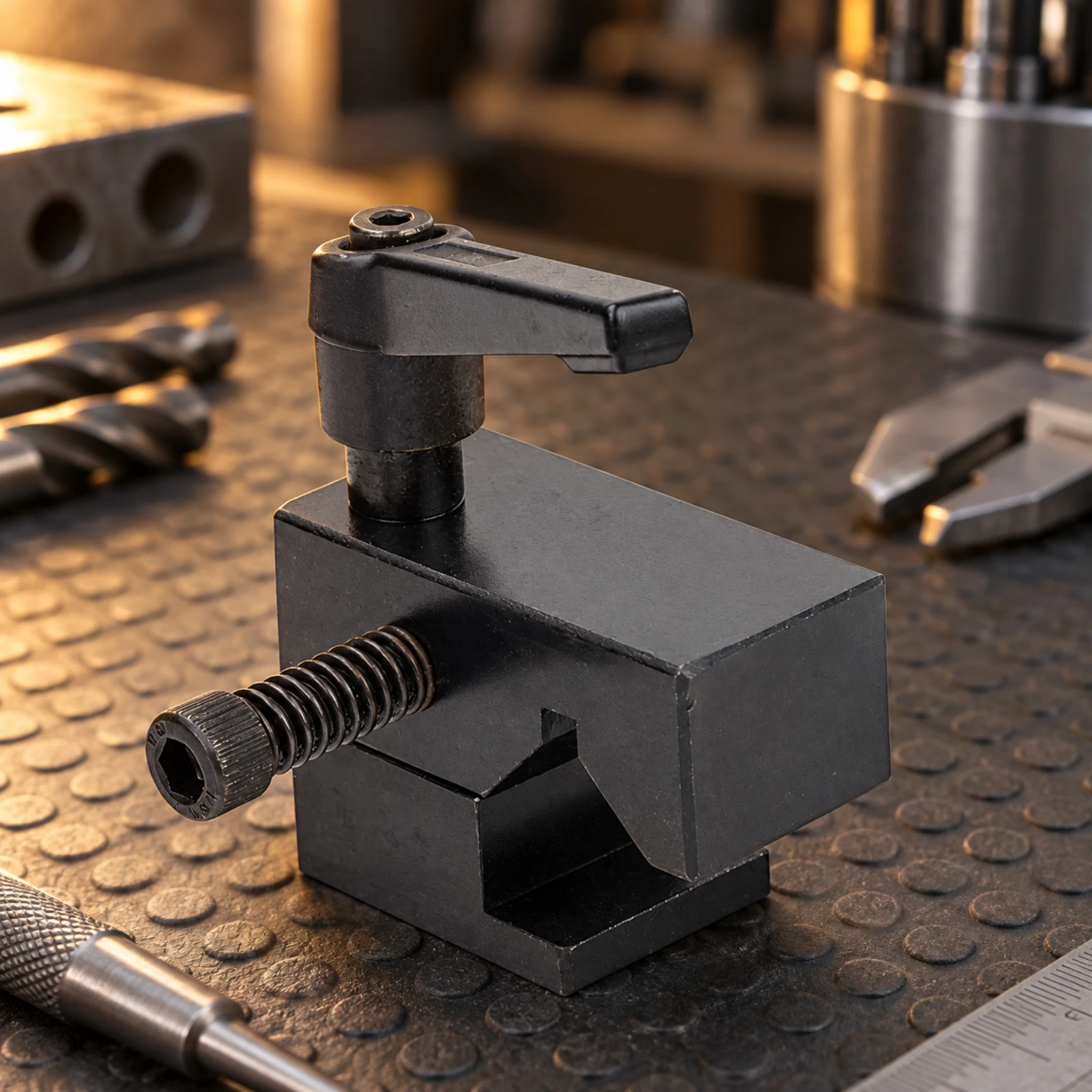 Clamping Stop Limiter Compact Workshop Tool for Machinists, Machining Tasks, Fixture Work