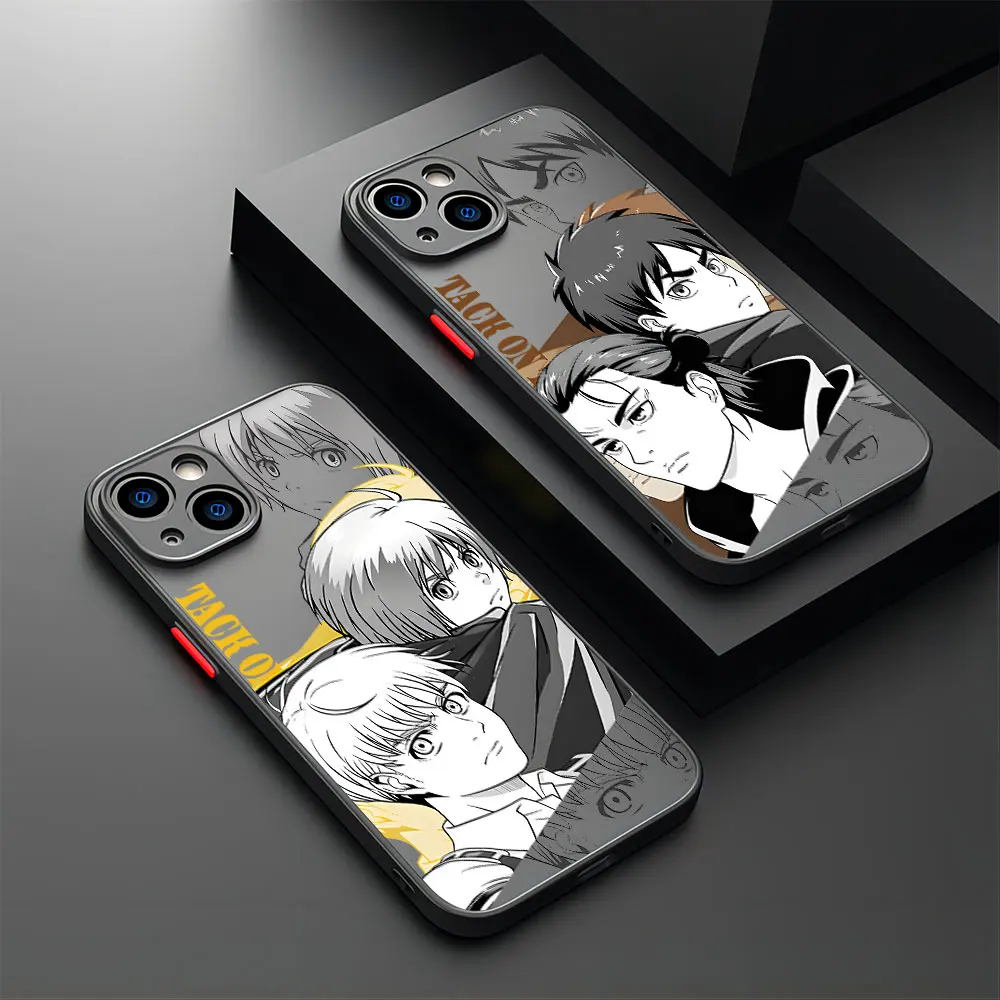 Hot Anime Allen Attack On Titan Phone Case For iPhone 15 14 13 12 11 Pro Max X XR XSMax 7 8 Plus Matte Transparent Back Cover