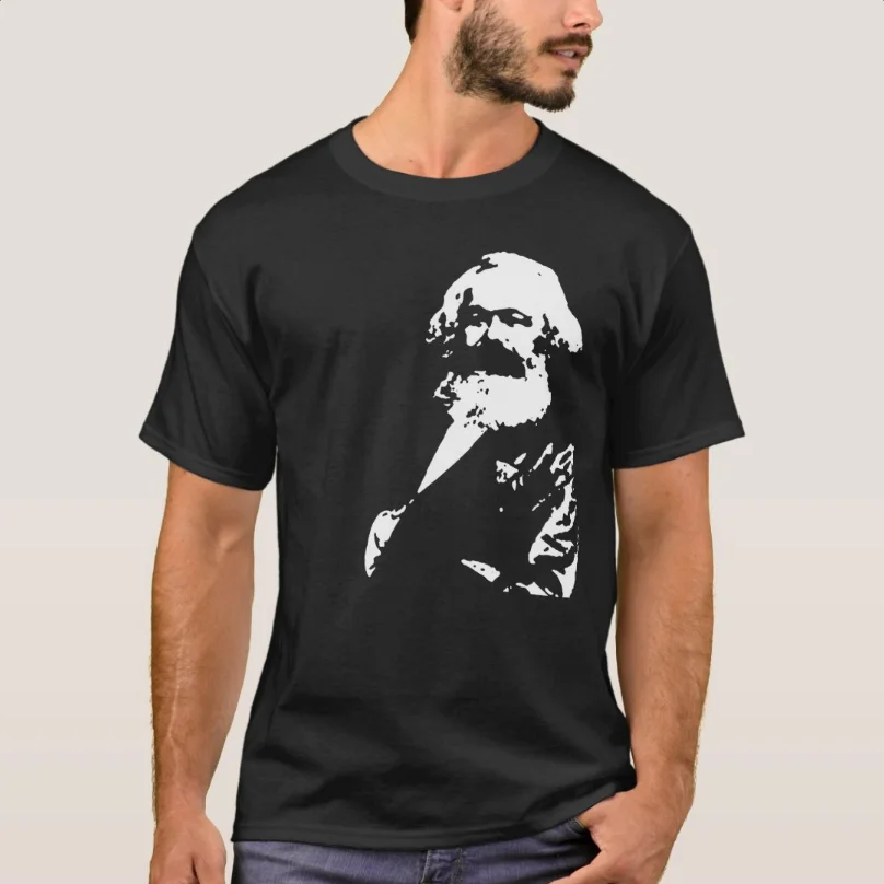 German Revolutionary Karl Heinrich Marx T-Shirt 100% Cotton O-Neck Summer Short Sleeve Casual Mens T-shirt Size S-3XL