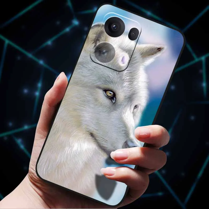 Phone Case For Oppo Reno 13 Pro Cases Wolf Lion Soft Silicone Protector Shells For Oppo Reno13 Pro 5G Fashion Case Reno 13 Pro