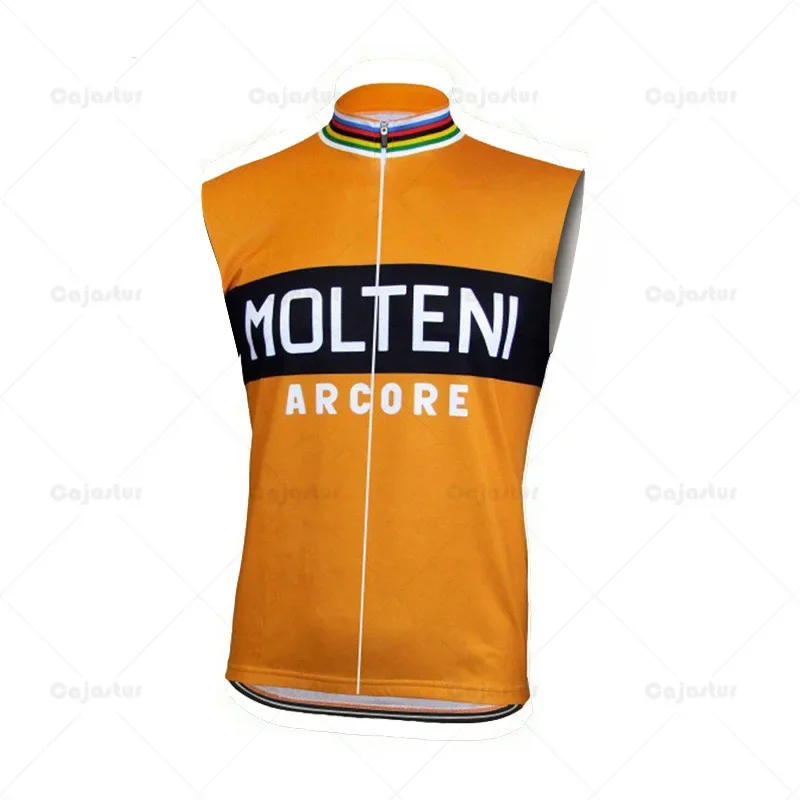 Molteni Team Cycling Vest Summer Breathable Ropa Ciclismo Triathlon Retro Bike Wear Clothing Mtb Jersey