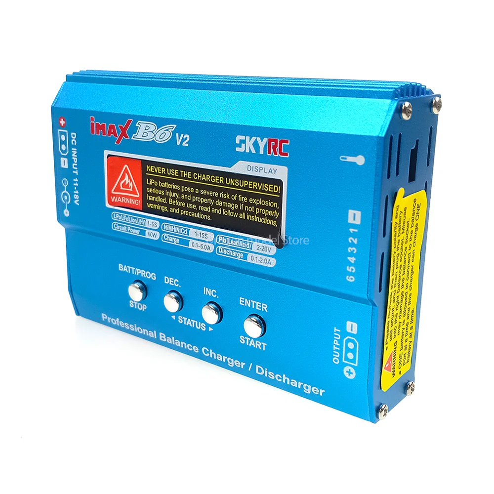 SKYRC IMAX B6 V2 6A 60W Balance Charger Discharger For NiMH NiCD LiHV NiCd Li-ion Battery Charger for  Mavic/Inspire Battery