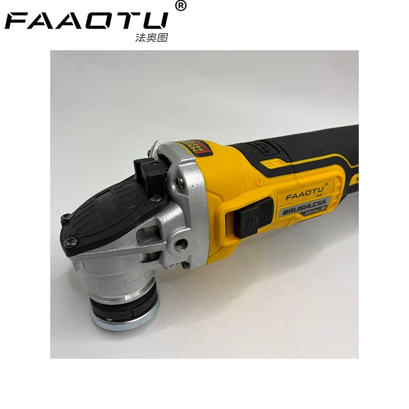 FAAOTU DCG405 125mm Flat Head Angle Grinder - Brushless Cordless Cutting Tool Compatible with DW Battery