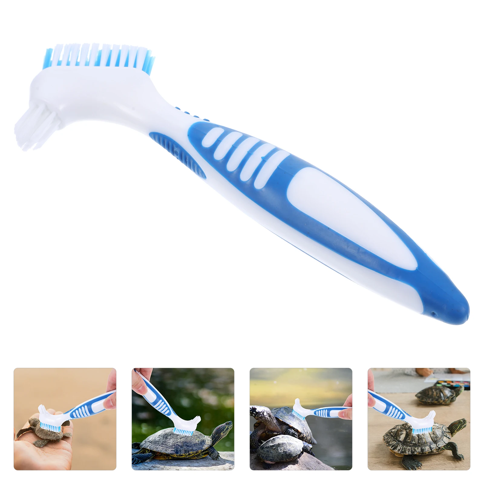 

Double-Sided Turtle Shell Brush Dense Supple Nylon Bristles Suitable for Large Gap Cleaning Multi-Functional Household Mini