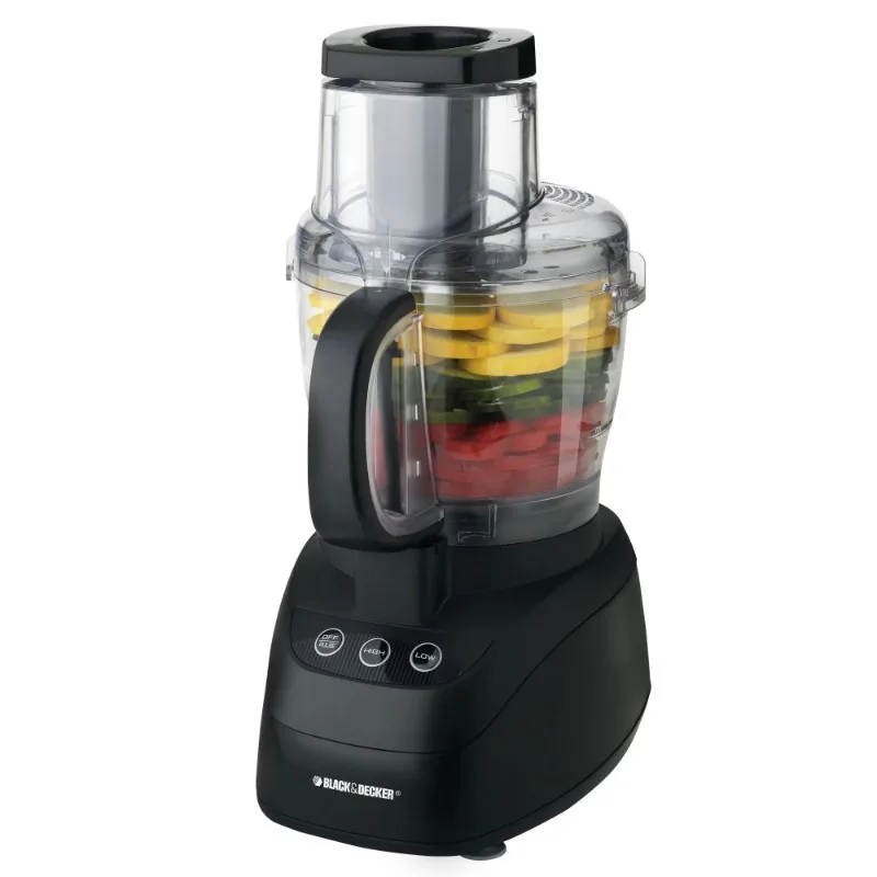 Power Pro Wide-Mouth Food Processor, Black, FP2500B