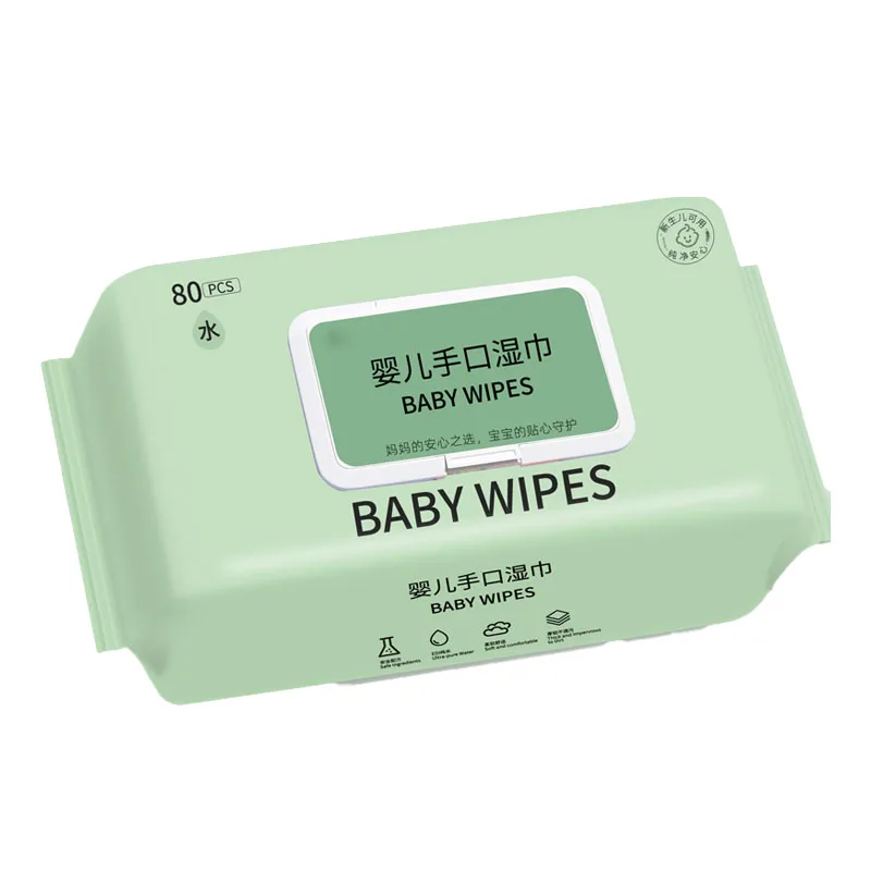 Suitable for babies with 80 pumping large packs of household cleaning hand and mouth wipes