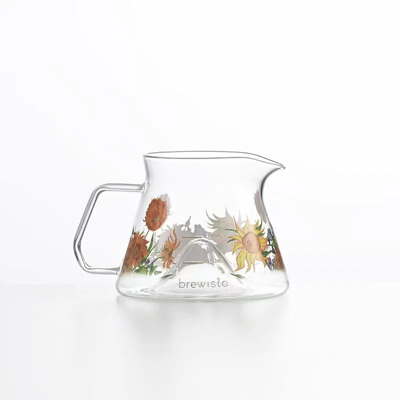 Brewista Van Gogh Sunflower Collection 300ml Handbrewed Coffee Hill Glassware Pitcher