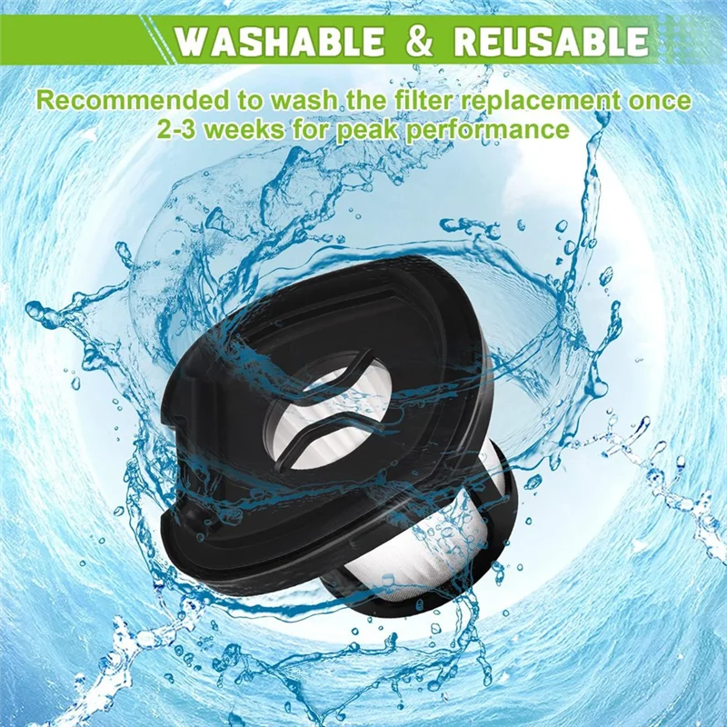 SANQ استبدال فلتر فراغ اليد لمرشح ممحاة شعر الحيوانات الأليفة بيسيل 2284 واط 2390 2389 2390A ، أجزاء 1614212 1614203