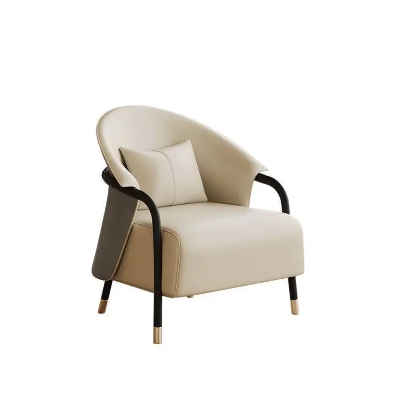 Leisure sofa Reception sofa Single chair Light luxury negotiation table and chair combination Hotel business leisure chair