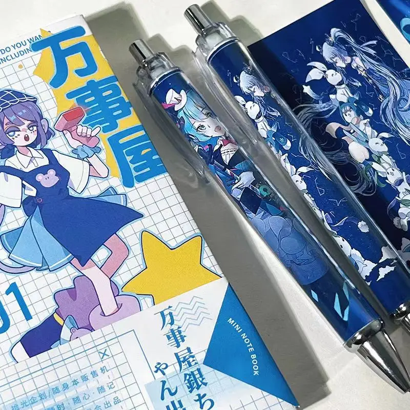 أنيمي الظاهري المغني ميكو الكرتون نمط 0.5 مللي متر الأسود هلام أقلام مكتب دراسة القرطاسية Kawaii طالب هدية عيد ميلاد #5