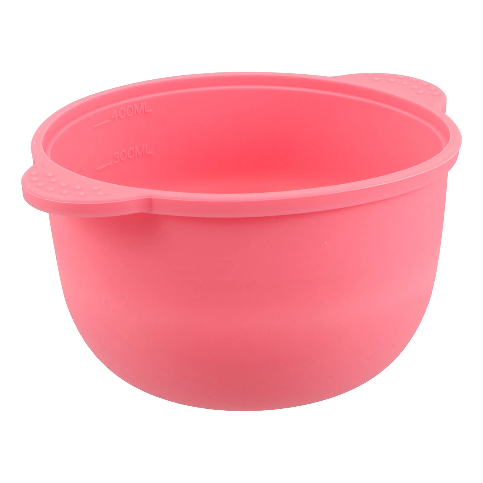 Depilatory Wax Bowl Face Mask Hair Tinting High Temperature Resistance Pink Silica Gel