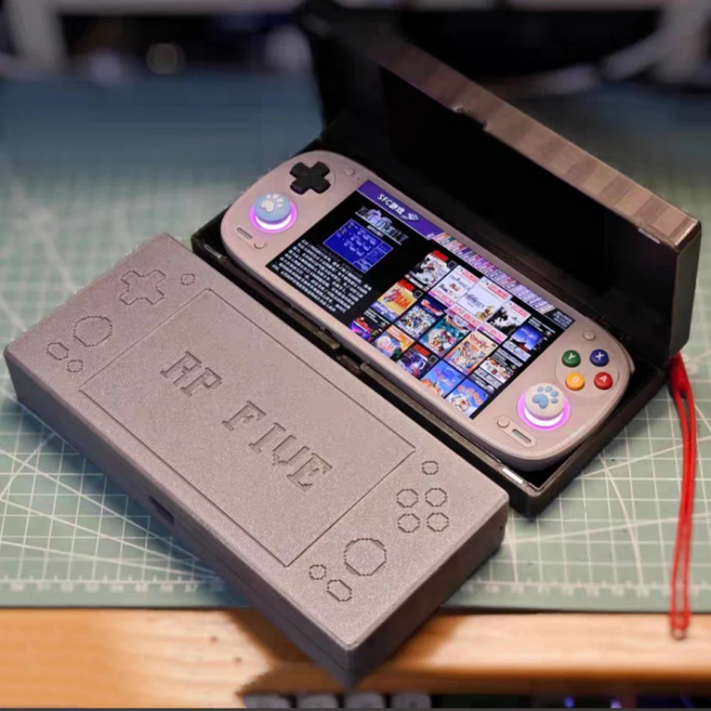 

Коробка для хранения игровой консоли Retroid Pocket 5, жесткий чехол для переноски с защитой от падения, коробка для игровых аксессуаров