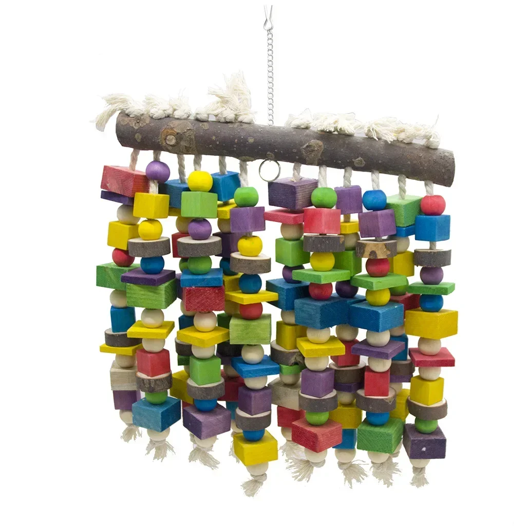 A 1PCS Big Parrots Gnaw On Destructive Toys Stand Bars Parrot Pet Bird Toy