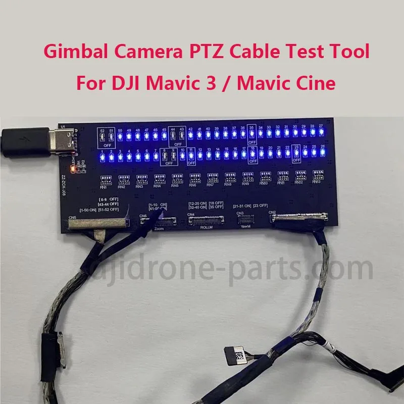 

Gimbal Signal Cable Test Board for DJI Mavic 3/3 Cine/3 Pro/3 Classic Camera Coaxial Signal Transmission Flex Line Wire Tools