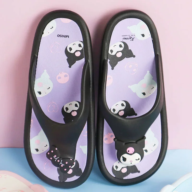 

Sanrio My Melody Series Women's Flip Flops Jade Guigou Kuromi Cinnamoroll Pochacco Anti Slip Comfortable Cute Sweet Flip Flops