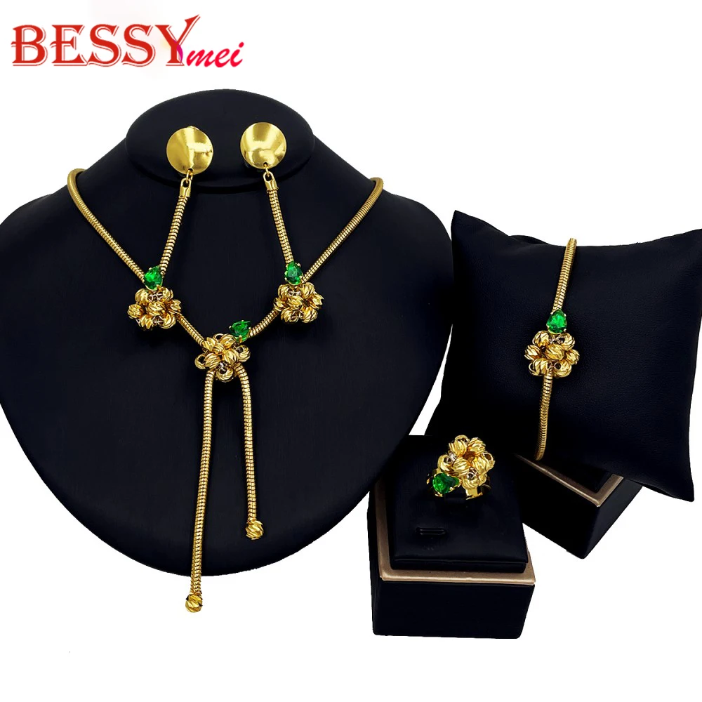 

Italy Jewelry Set For Women Christmas Gifts Sets Hight Quality 18K Gold Plated Fashion Party Jewelry Accessories 2025 New ﻿