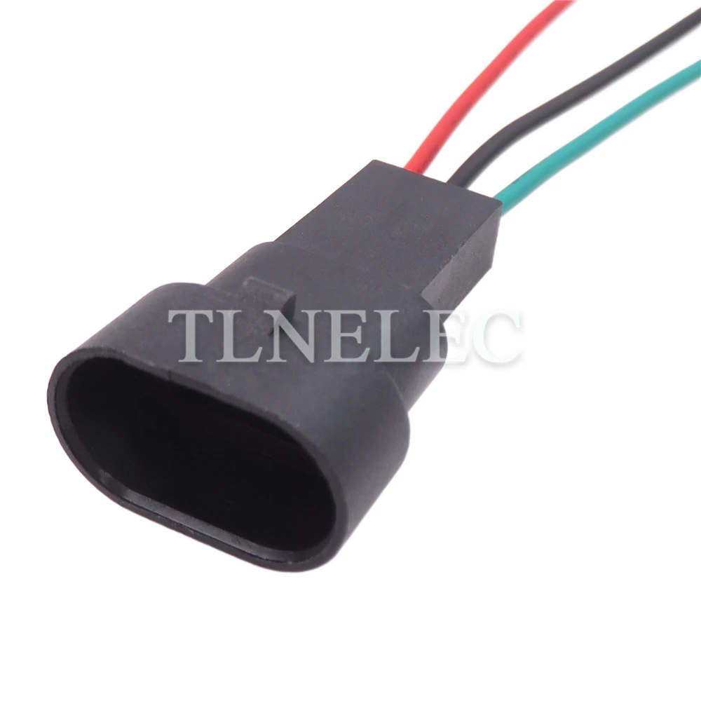 Conjunto de conectores de bobina de encendido para coche, conector de Cable de 3 pines con cables 12162280 12129946