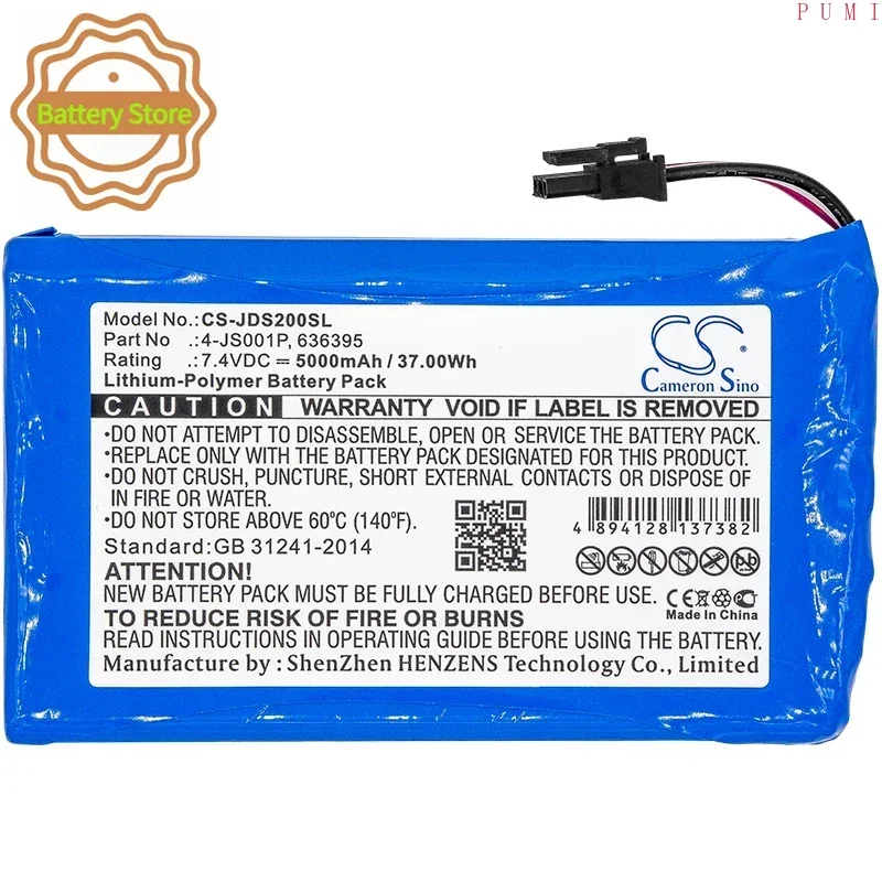 CS Replacement Battery for JDSU VIAVI MTS-2000,Smart OTDR,Viavi Smart OTDR 100AS,E100AS,VIAVI 200A PN:4-JS001P 5000mAh / 37Wh