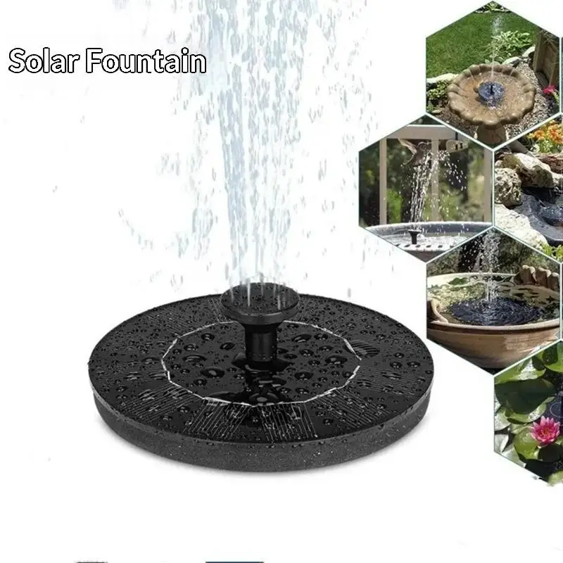 Mini Solar Water Fountain Perfect Gift Choice Solar Powered for Outdoor Garden Pond Pool Bird Bath Waterfall Decor