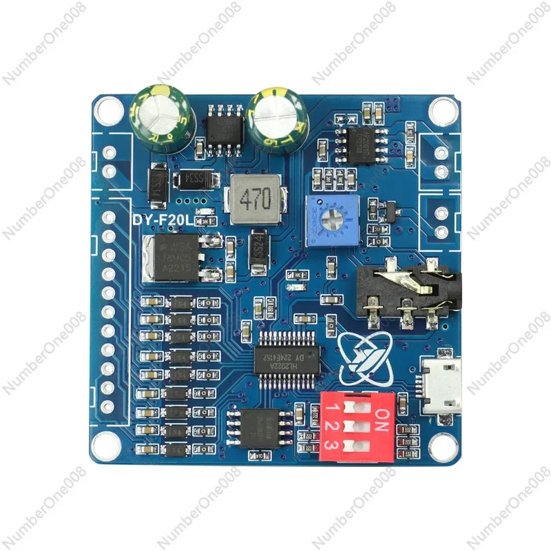 12V24V10W20W voice MP3 player module one-to-one trigger custom audio 32M storage F20L