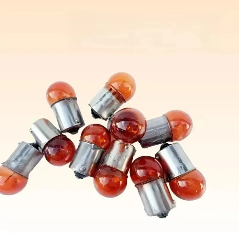 Hot 12V 10W BA15S Motorcycle Turn Signal Light Bulb Orange for Motorbike ATV Scooter High Quality