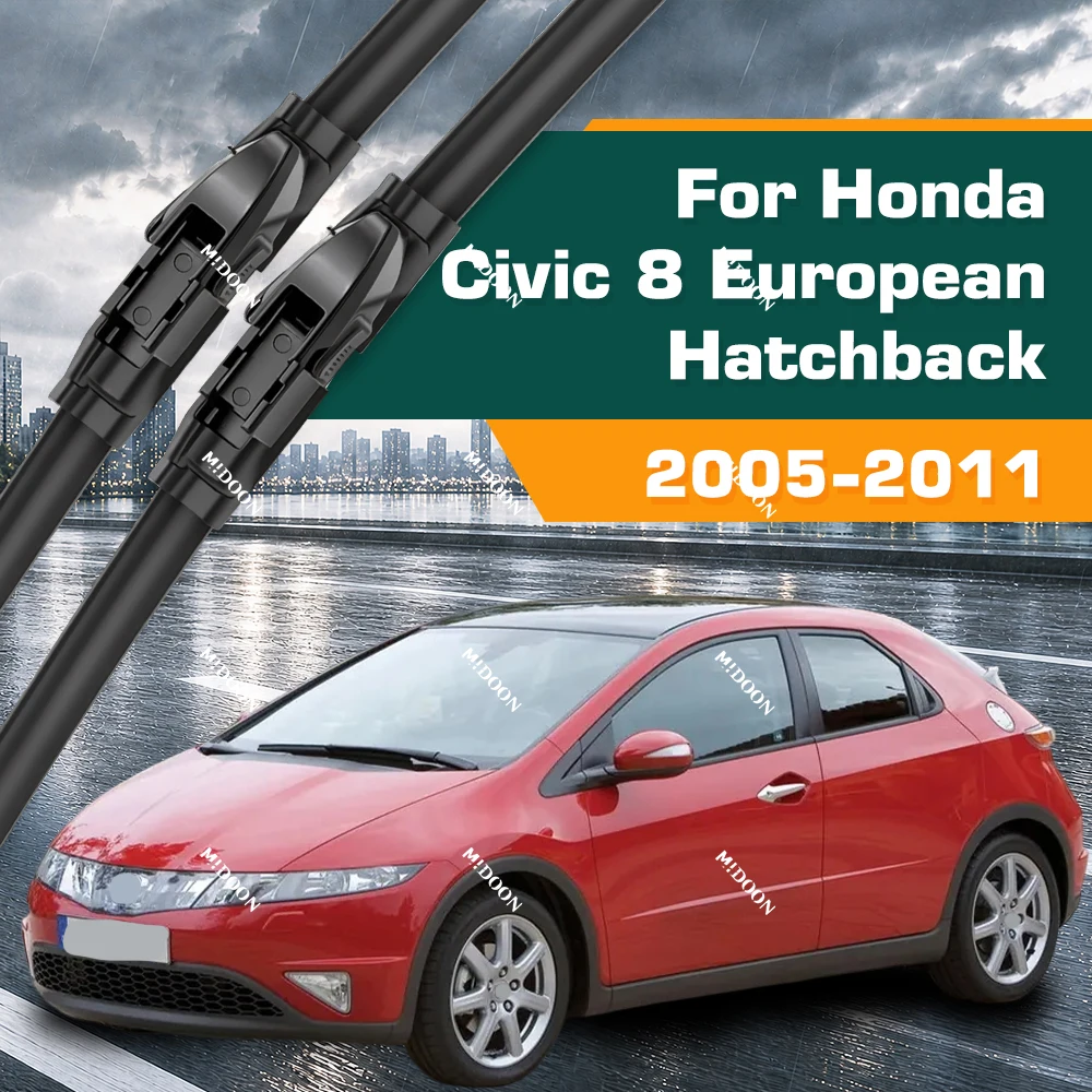 Für Honda Civic 8 Europäischen Fließheck 2005-2011 2006 2007 Wischer Front Wischer Klingen Windschutzscheibe Windschutz Fenster Pinsel 26 "+ 23"