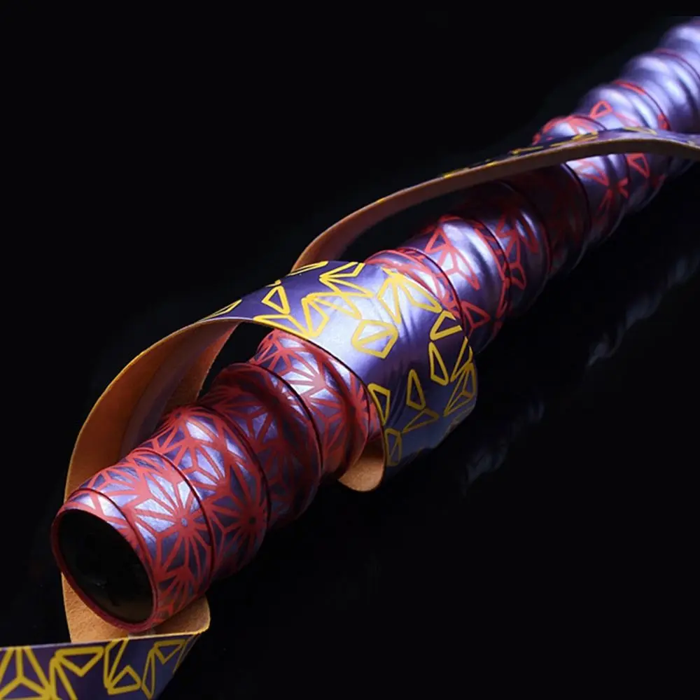 Gradient Colorful Fishing Rod Sweatband Thickened Anti Slip Badminton Racket Grip Tape Racket Grip Tape Tennis Racquet