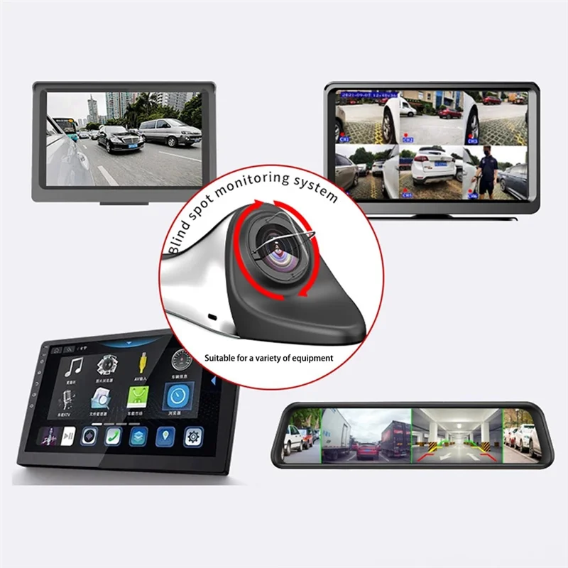 Car Rear View Camera Blind Spot HD AHD 1080P Assisted Reversing Left and Right Sides Reversing Blind Spot Assist Camera