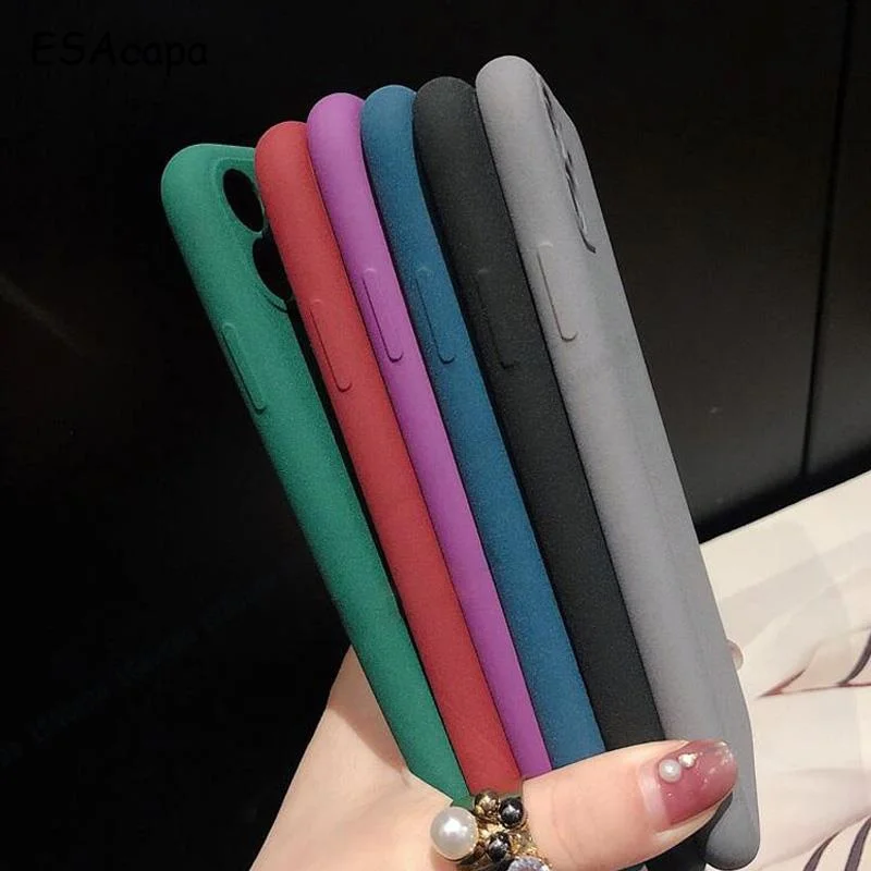 For ASUS Zenfone 10 Case Luxury Matte Soft Silicone TPU Shockproof Back Cover For ASUS Zenfone 10Z 9 9Z Thin Bumper Funda