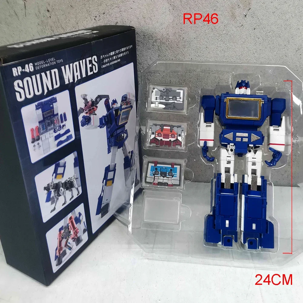 In Stock Transformed Toy Masterpiece RP46 Sonic G1 Series Robot Action Figure KO FT02 RP01 MP13 Gift Collection image 3