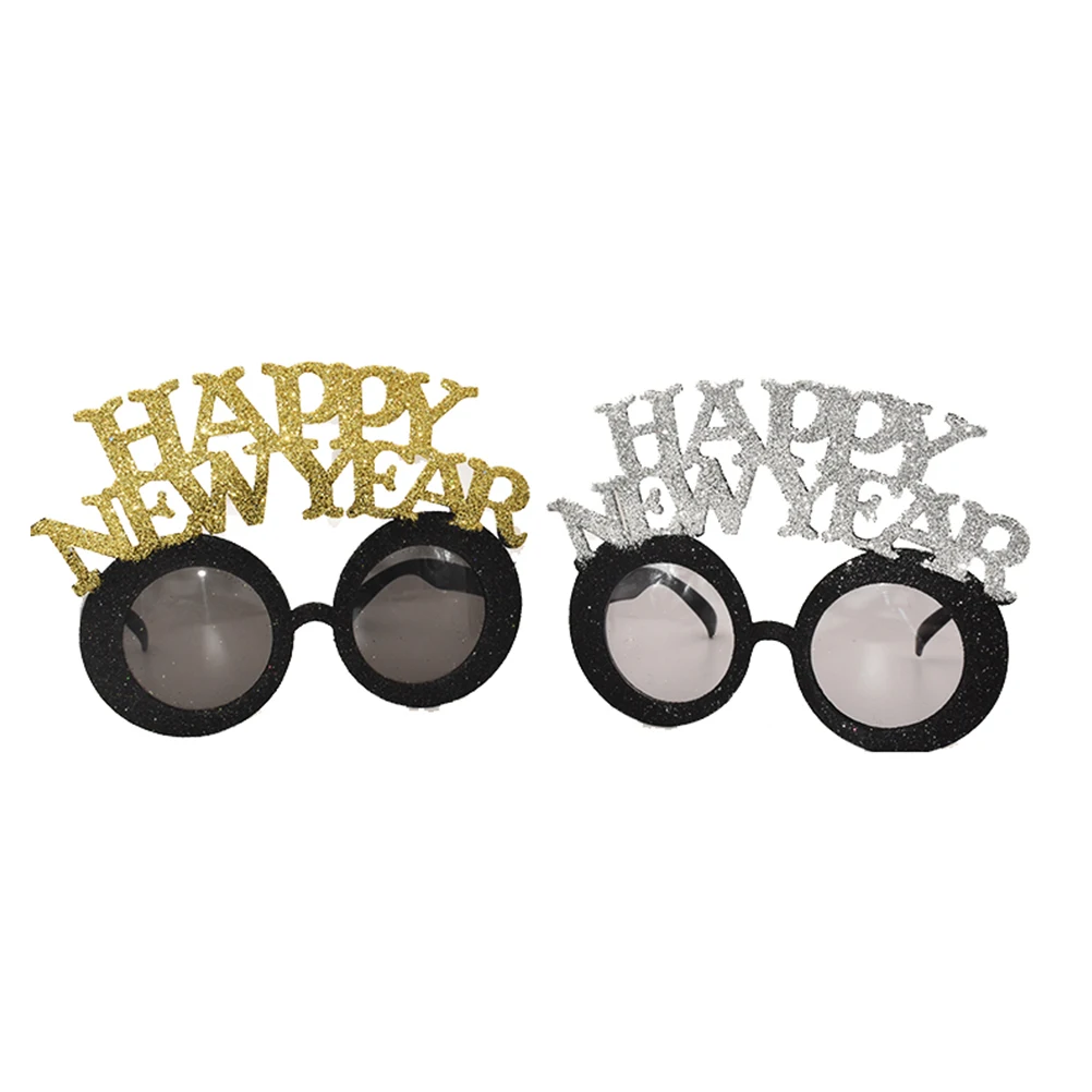 

Party Decoration New Year Glasses Photo Booth Prop Celebration Favors Decorations