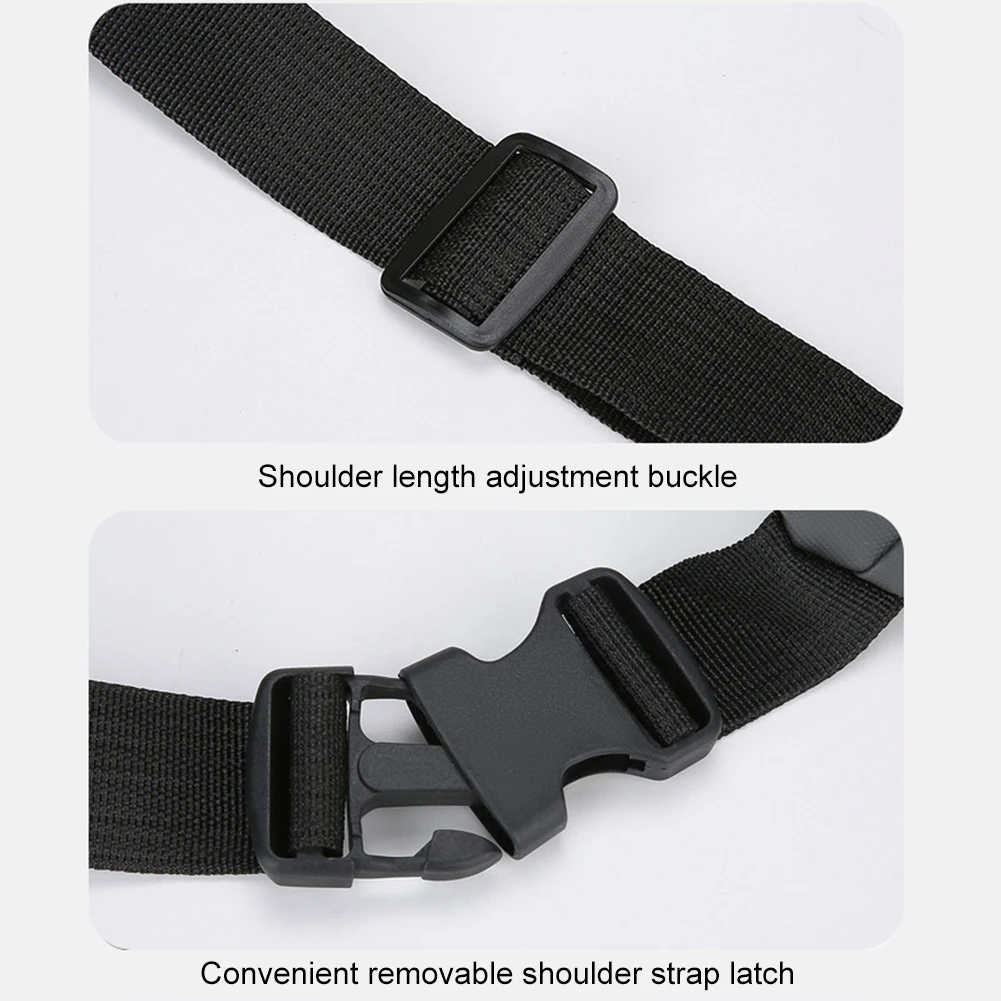 

Men Women Fanny Pack with 4-Zipper Pockets Crossbody Bag with Adjustable Strap Chest Bag for Travel Hiking Running