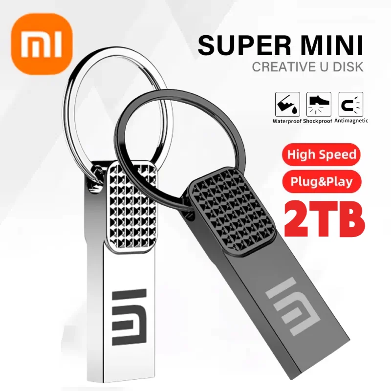 Xiaomi 2TB USB Flash Drive USB 3.0 Fast Pendrive Pen Drive Memory Stick High Speed Data 512GB For Computers Phone PC Fast U Disk
