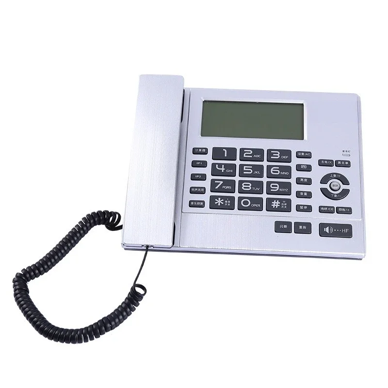 

T263 fixed telephone, home office large screen, voice number telephone