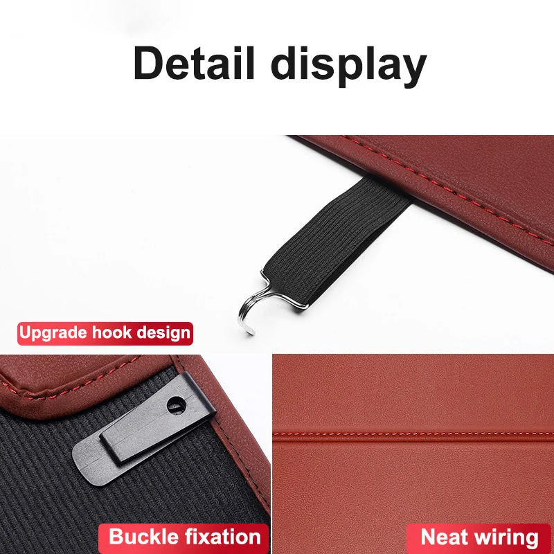 1pcs High Quality Car Seat Back Protector Anti Kick Pad Prevent Dirt Leather Cover For Genesis EQ900 G70 G80 G90 GV60 GV80 GV90