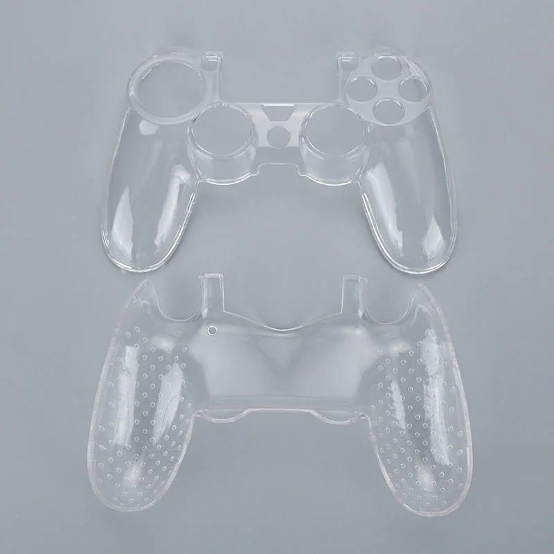 15.5*11*5.5CM Soft Transparent Hard PC Protector Clear Cover Skin Case for PS4 Controller