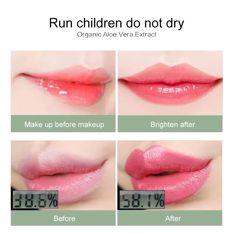 1/12pcs Color Changing Tinted Lip Balm Lipstick Aloe Vera Lipstick Moisturizing Long Lasting Moisturizing Nourishing Lip Care