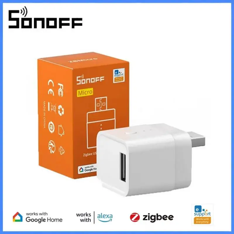 SONOFF 1-5PCS ZBMicro Micro Zigbee USB Smart Adapter Hi-Speed USB 2.0 Voice Control For Smart Life Work With Alexa Google Home