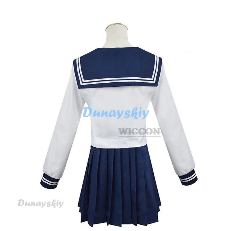 ชุดคอสเพลย์อนิเมะชิกาโนะโกะคอสเพลย์วิกผม Koshi torako JK ชุดนักเรียนหญิงชุดกะลาสีเสื้อกระโปรงฤดูร้อนทุกวัน