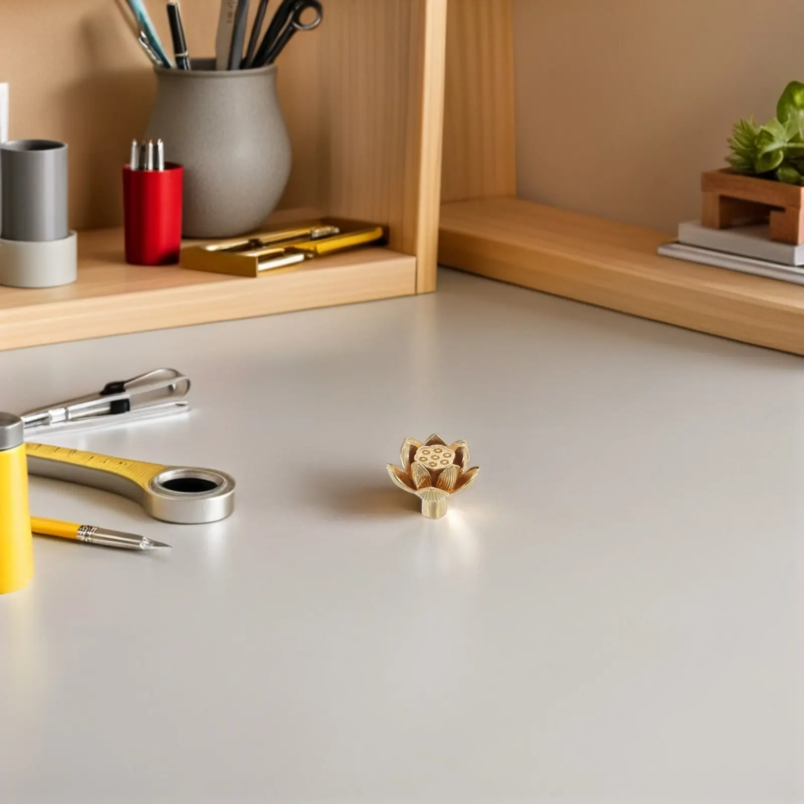 

Brass Drawer Pulls Vintage Lotus Flower Cabinet Knobs Retro Style Kitchen Wardrobe Dresser Furniture Handles