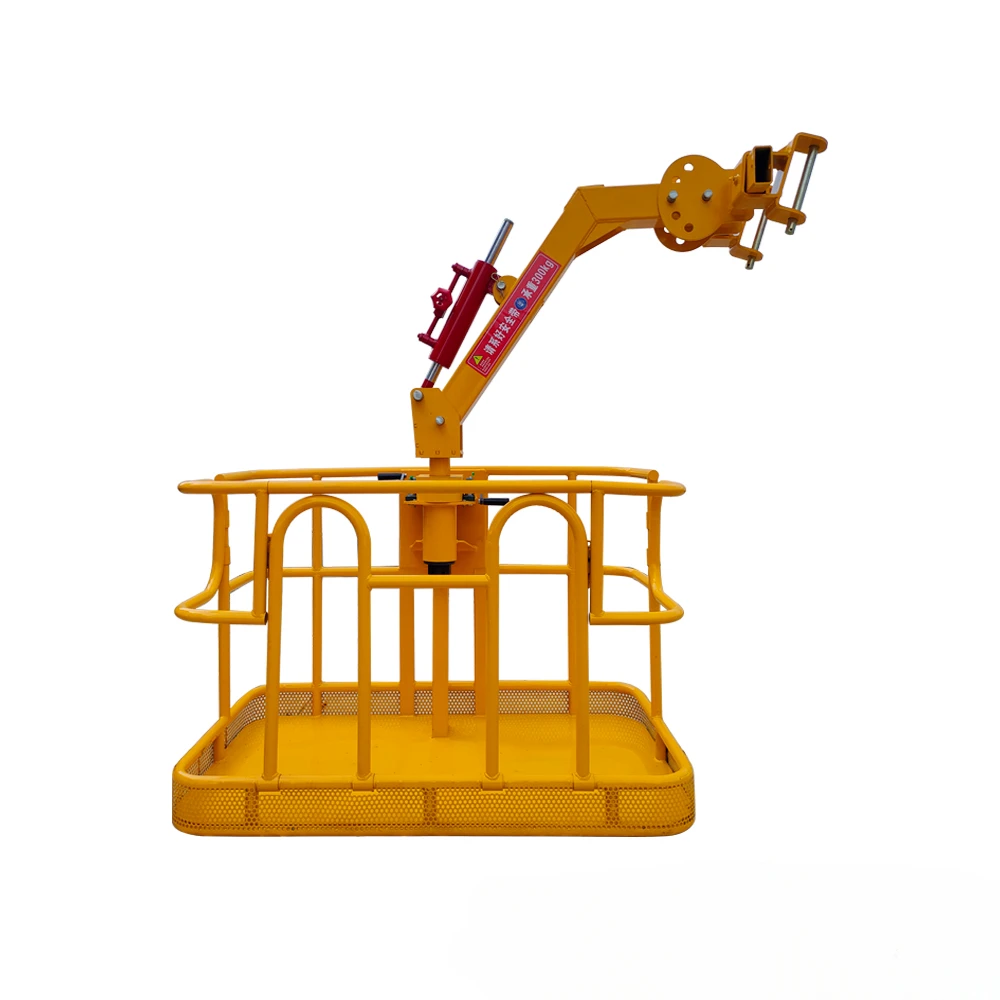 Hanging frame 360-degree rotation assembly accessories crane with car crane high-altitude construction work basket automatic