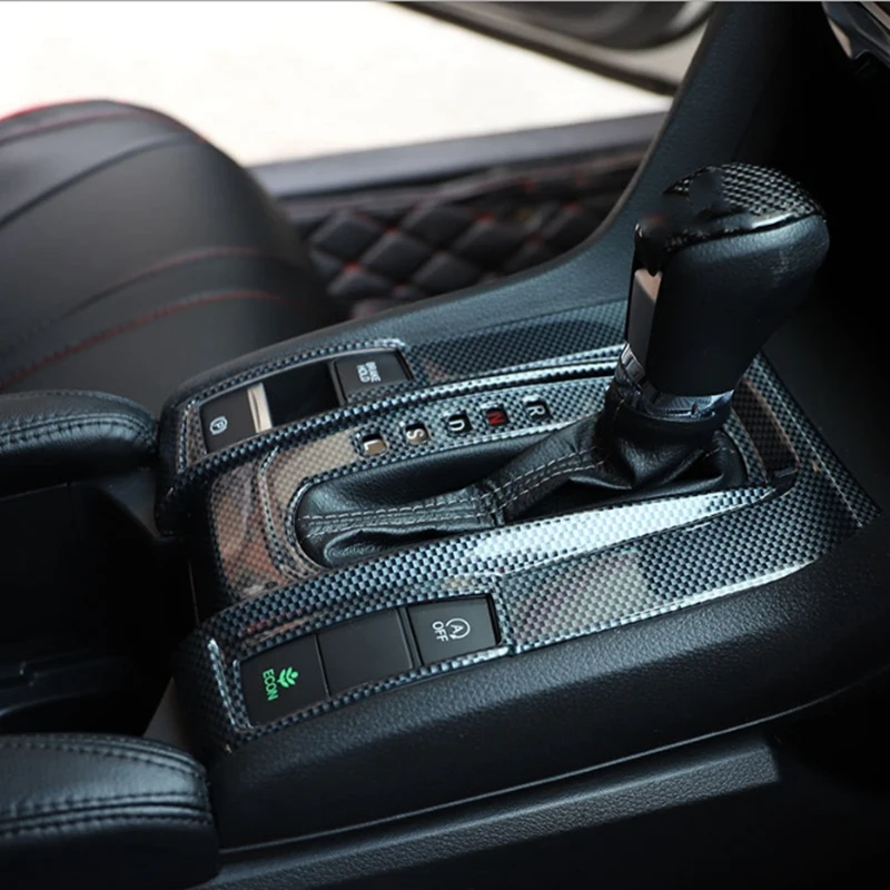 Car Gear Shift Box Panel Decoration Covers for Honda Civic 10Th New Arrivals in Stock