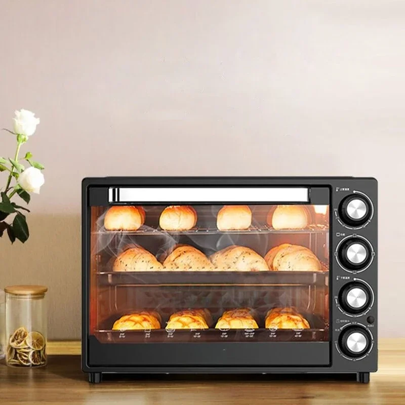 

Electric Oven Household Oven 40L, Independent Temperature Control Multi-layer Baking Lamp Pizza Electric Kitchen