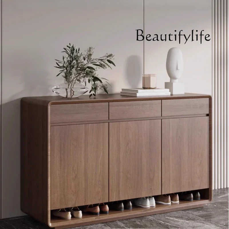 

ZL Strong Waterproof Shoe Cabinet Wood Design Large Luxury Space Saving Shoe Rack Living Room Szafka Na Buty Home Furniture