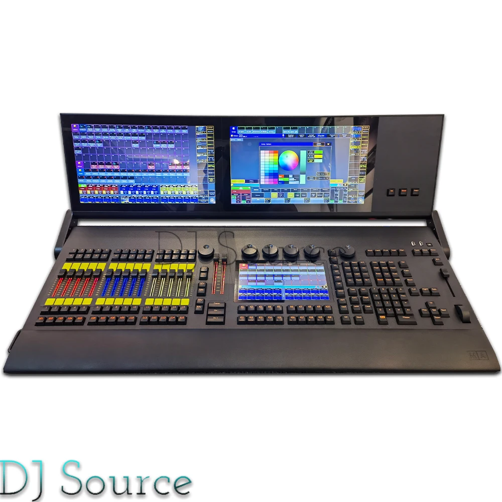 T3 ONPC System RGB Command Wing Fader Wing Stage Lighting Console Electric Fader I7 CPU With Backlight DMX512 DJ Bar Moving Head