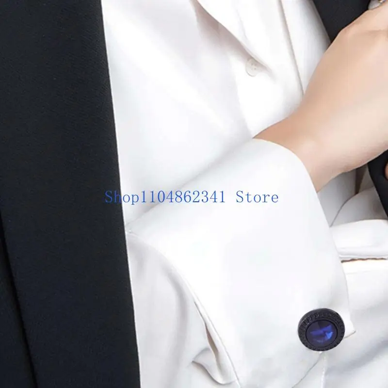 5asd Tuxedo Cufflinks สำหรับชายเสื้อ Studs สำหรับงานแต่งงานเจ้าบ่าวของขวัญชุดอุปกรณ์เสริมสำหรับชายพ่อ